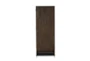 Aged Brown Solid Mango + Iron Armoire - Side
