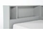 Luca Grey Full Wood Corner Bookcase Bed - Detail