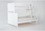 Luca White Twin Over Full Bunk Bed - Side