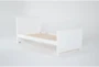 Luca White Full Wood Panel Bed - Side
