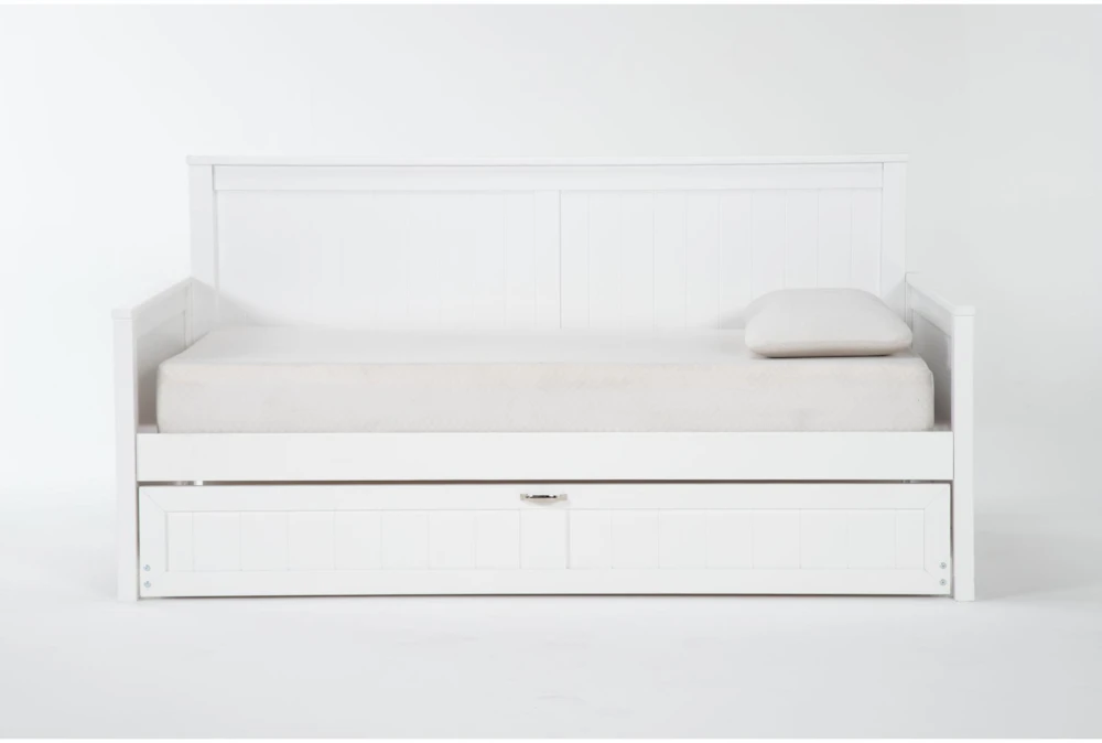 Luca White Twin Daybed With Trundle