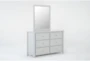 Luca Grey 6-Drawer Dresser/Mirror - Side