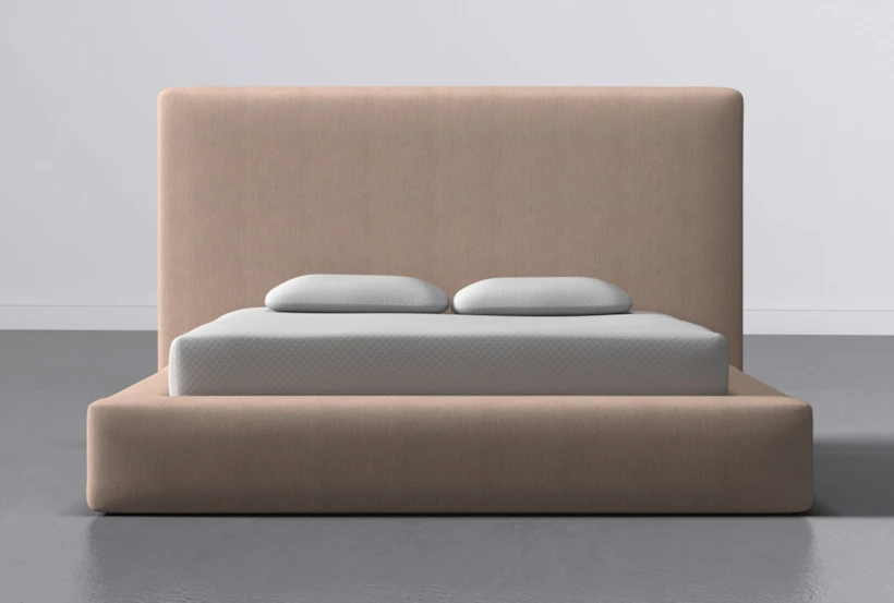 Porto Sand California King Upholstered Storage Bed By Nate Berkus + Jeremiah Brent - 360