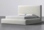 Porto Ivory California King Upholstered Storage Bed By Nate Berkus + Jeremiah Brent - Side