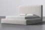 Porto Oyster California King Upholstered Storage Bed By Nate Berkus + Jeremiah Brent - Side