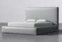 Porto Neutral California King Upholstered Storage Bed By Nate Berkus + Jeremiah Brent - Side