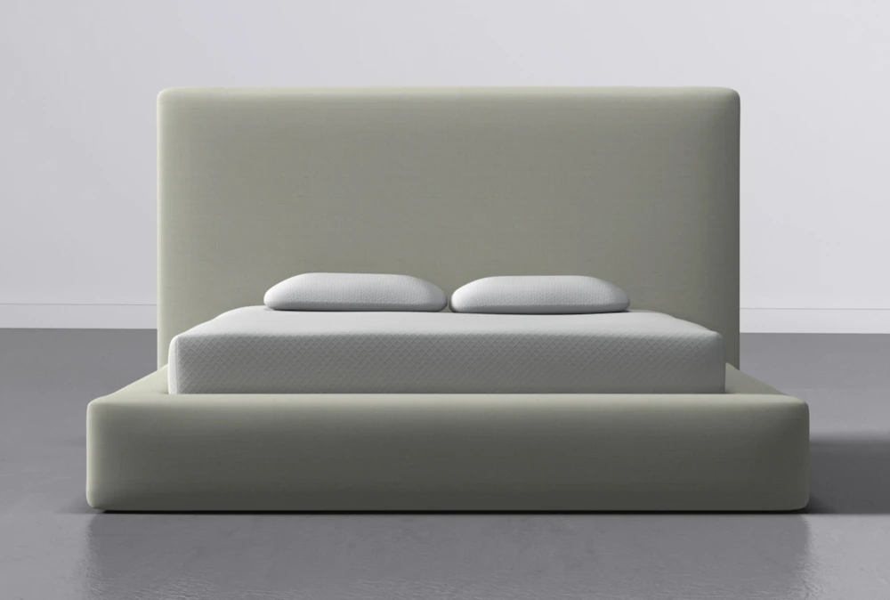 Porto White California King Upholstered Storage Bed By Nate Berkus + Jeremiah Brent