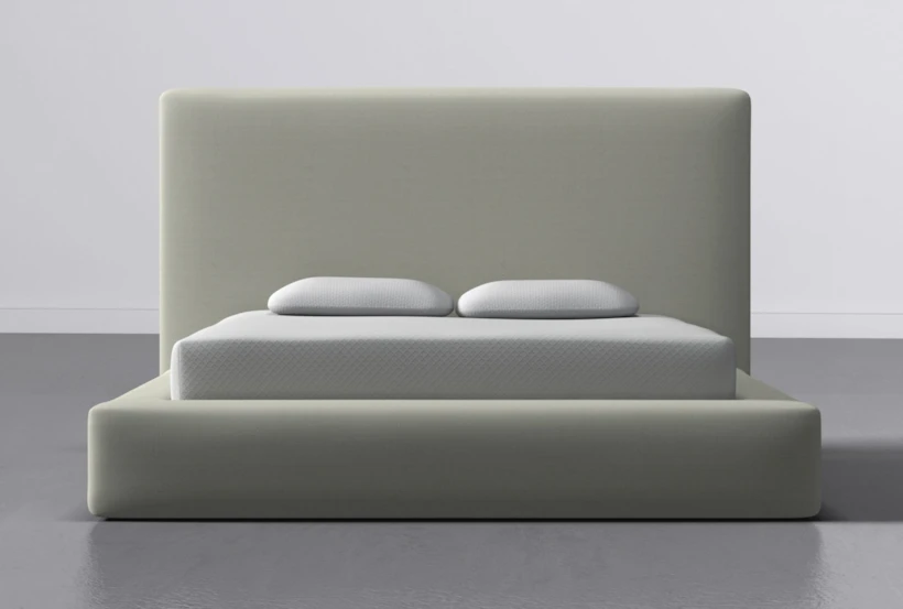 Porto White California King Upholstered Storage Bed By Nate Berkus + Jeremiah Brent - 360