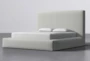 Porto Natural California King Upholstered Storage Bed By Nate Berkus + Jeremiah Brent - Side