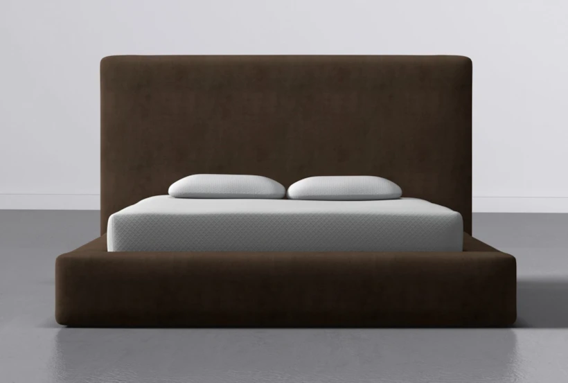 Porto Chocolate California King Upholstered Storage Bed By Nate Berkus + Jeremiah Brent - 360