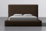Porto Chocolate California King Upholstered Storage Bed By Nate Berkus + Jeremiah Brent - Signature