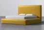 Porto Dijon California King Upholstered Storage Bed By Nate Berkus + Jeremiah Brent - Side