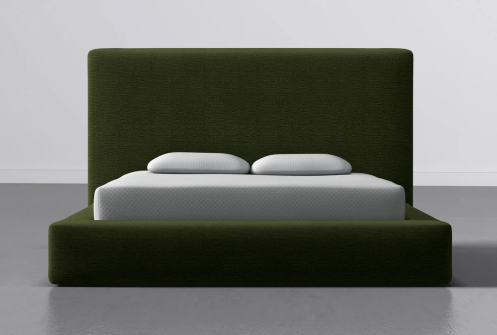 Porto Forest Green California King Upholstered Storage Bed By Nate Berkus + Jeremiah Brent