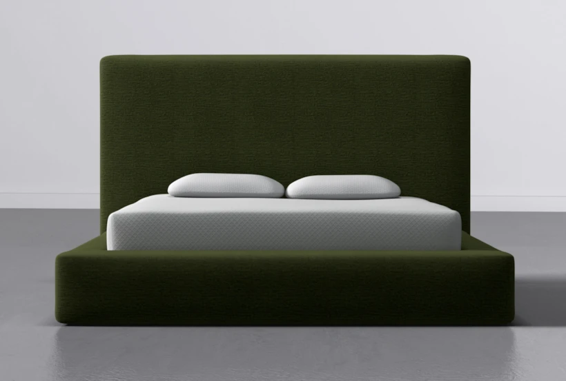 Porto Forest Green California King Upholstered Storage Bed By Nate Berkus + Jeremiah Brent - 360