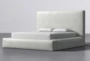 Porto Pearl California King Upholstered Storage Bed By Nate Berkus + Jeremiah Brent - Side