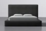 Porto Charcoal California King Upholstered Storage Bed By Nate Berkus + Jeremiah Brent - Signature