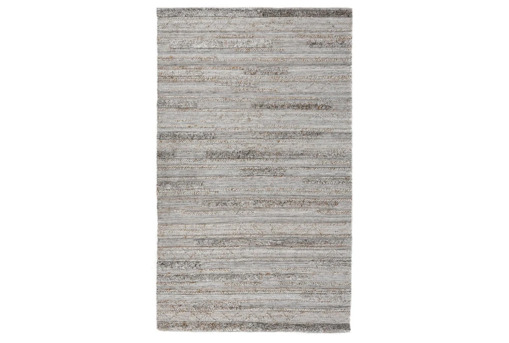 2'6"X8' Rug-Cove High Performance Textural Lines Grey