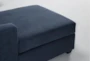 Colby Navy 3 Piece Sectional with Right Arm Facing & Left Arm Facing Chaises - Detail