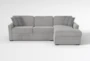 Aspen Sterling Foam Modular Reversible Sofa Chaise W/Storage Ottoman