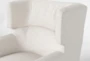 Adeline II White Boucle 35"  Margie Accent Chair Set Of 2 - Detail