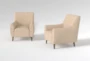 Blakely 32"  Accent Chair Set Of 2 By Nate Berkus + Jeremiah Brent - Side