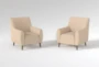 Blakely 32"  Accent Chair Set Of 2 By Nate Berkus + Jeremiah Brent - Signature