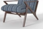 Chill III 28" Frisco Indigo Accent Chair Set Of 2 - Detail