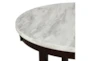 Leslie 46" Faux Marble Round Counter Table - Detail