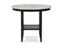 Leslie 46" Faux Marble Round Counter Table - Signature