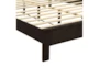 Gemini Dark Brown Full Wood Platform Bed - Base