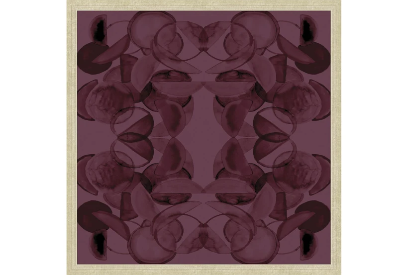 26X26 Moody Fruit Merlot With Champagne Frame - 360