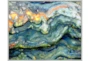 52X42 Fire Sky With Silver Frame - Signature