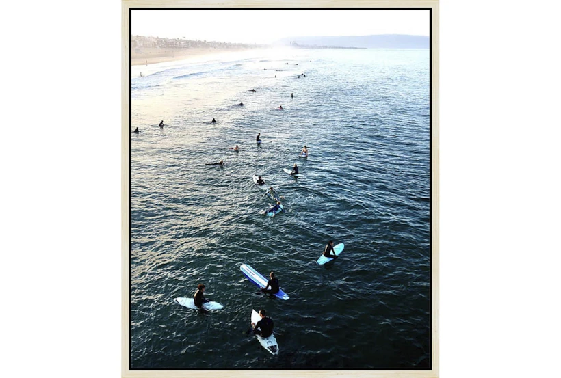 22X26 Ocean Surf With Birch Frame - 360