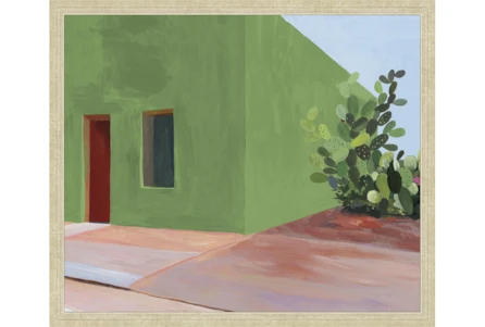26X22  Lime Casita With Champagne Frame - Main