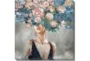 24X24 Head In The Florals I With Gallery Wrap - Signature