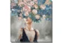 36X36 Head In The Florals I With Gallery Wrap - Signature