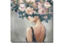 24X24 Head In The Florals II With Gallery Wrap - Signature