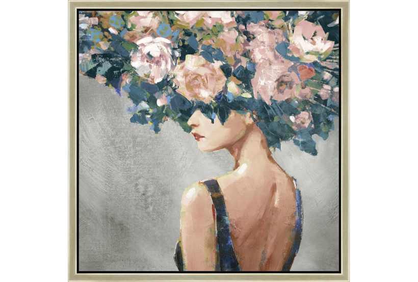 26X26 Head In The Florals II With Champagne Frame - 360