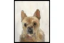 22X26 Frenchie With Black Frame - Signature