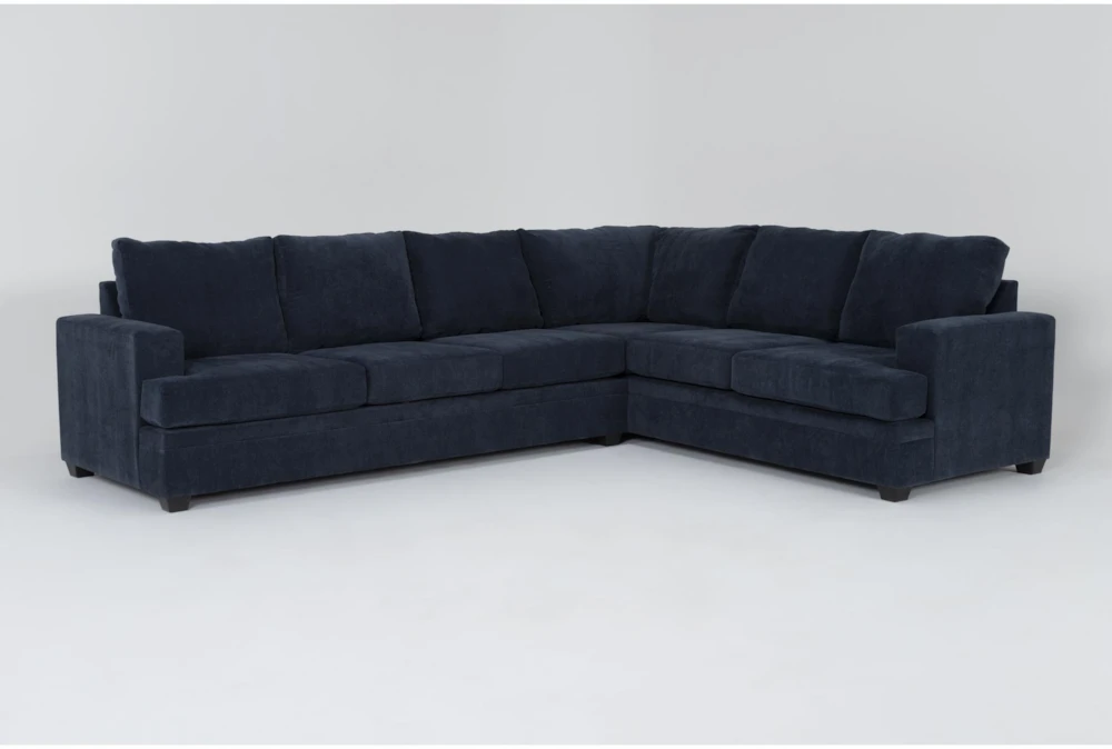 Bonaterra Midnight 127" 2 Piece Sectional with Left Arm Facing Sofa