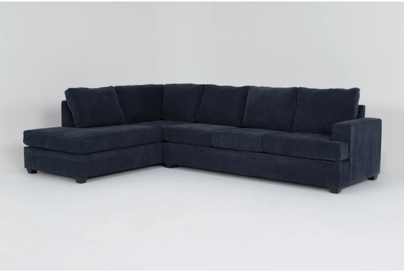 Bonaterra Midnight 127" 2 Piece Sectional with Left Arm Facing Corner Chaise - 360