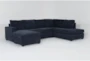 Bonaterra Midnight 127" 2 Piece Sectional with Left Arm Facing Sleeper Sofa Chaise & Right Arm Facing Corner Chaise - Signature