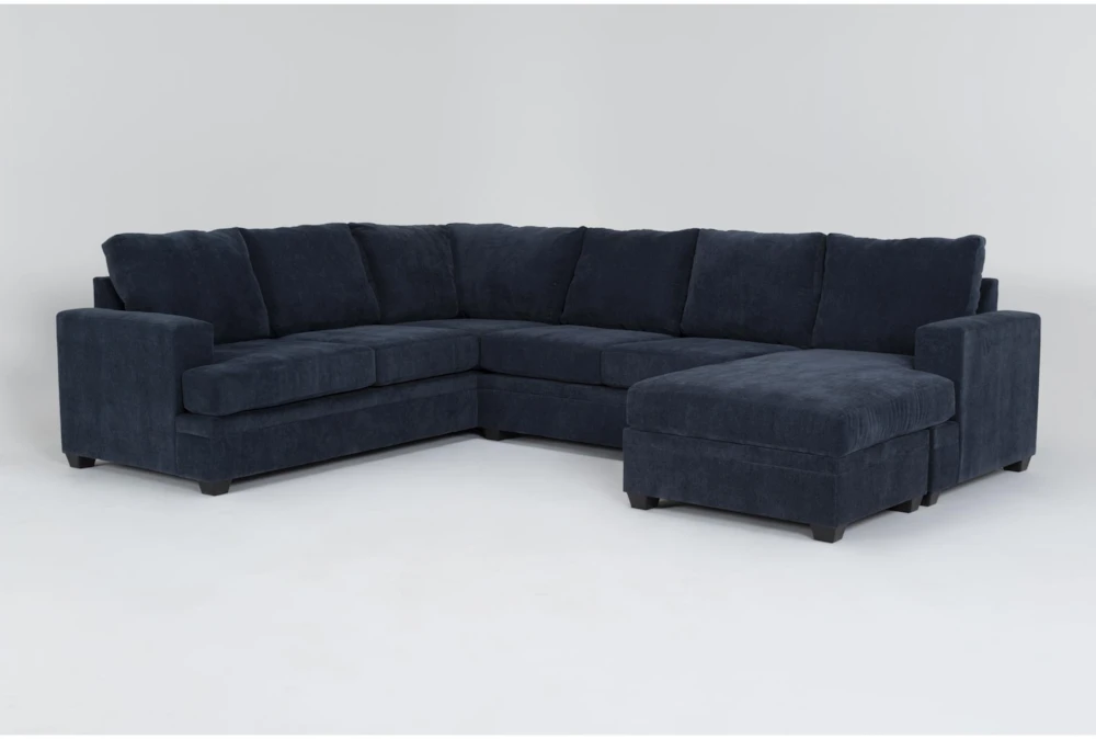 Bonaterra Midnight 127" 2 Piece Sectional with Right Arm Facing Sofa Chaise