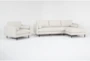 Lukas Optical 2 Piece Sectional with Right Arm Facing Chaise & Chair - Signature