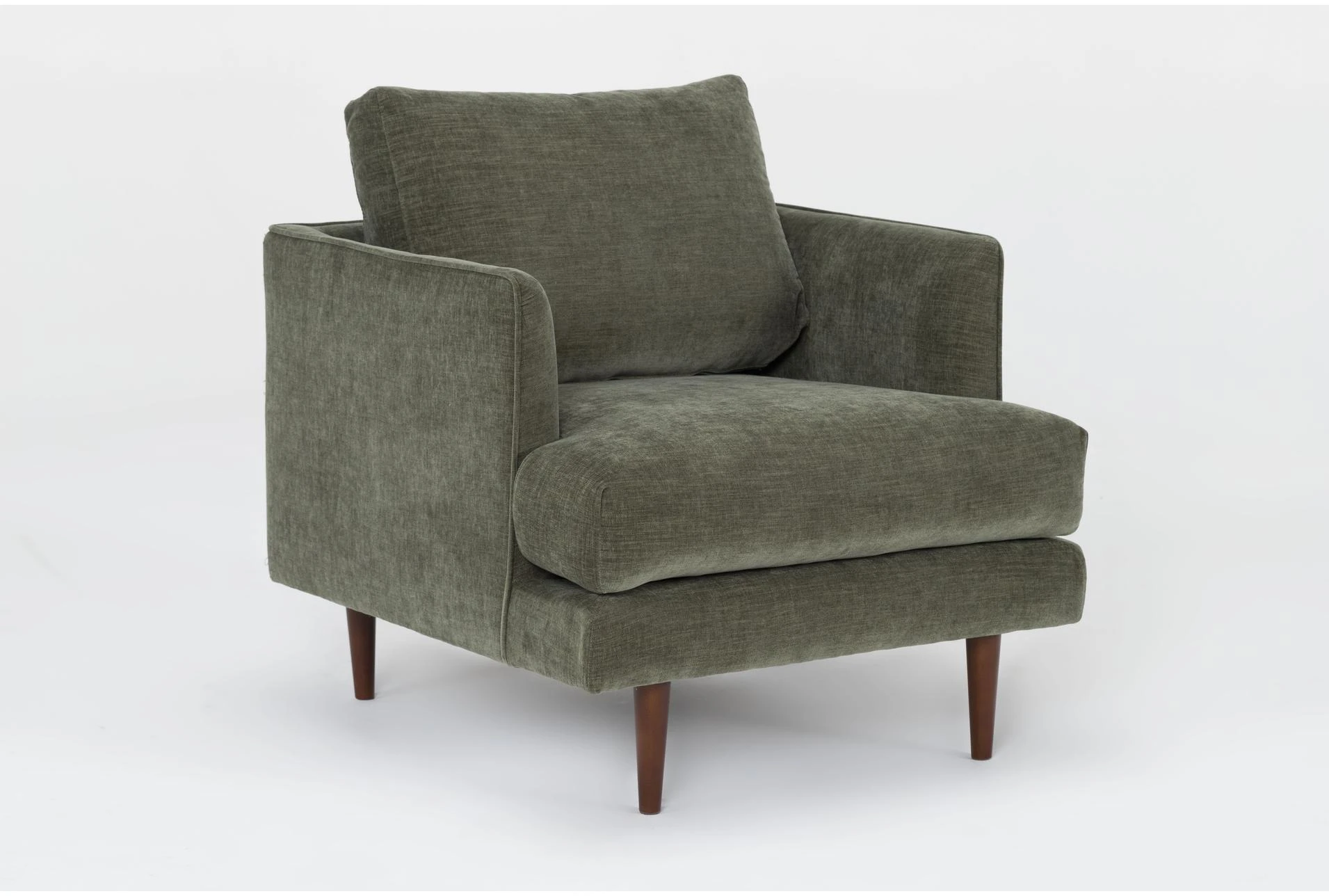 Marques Heritage Green Fabric Chair with Arms and Cushion