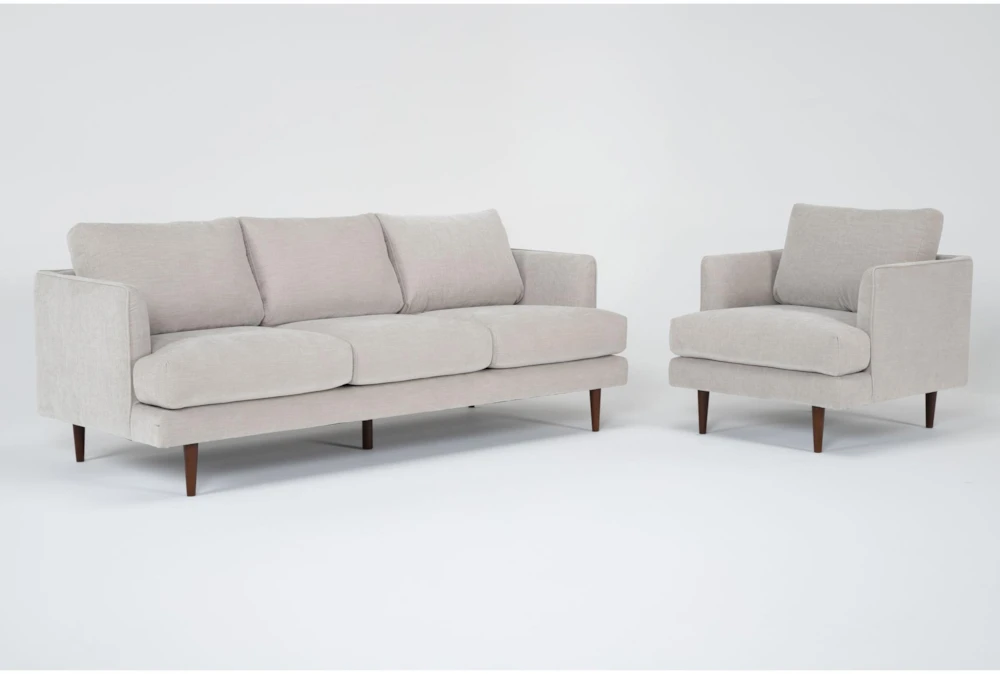 Marques Cobblestone 2 Piece Sofa & Chair Set