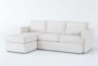 Basil Porcelain 93" 2 Piece Sectional with Left Arm Facing Chaise - Signature