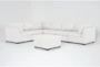 Solimar Sand 7 Piece Modular Sectional with 3 Corners, 3 Armless Chairs & Storage Ottoman - Signature