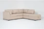 Solimar Flax 5 Piece Modular Sectional with 2 Corners, 2 Armless Chairs & Storage Ottoman - Signature