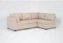 Solimar Flax 4 Piece Modular Sectional with 2 Corners & 2 Armless Chairs - Signature